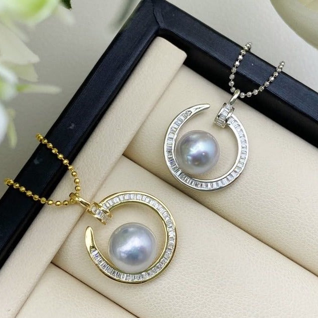 【09】 S 925 Pendant ( Pearl Size :8 mm )