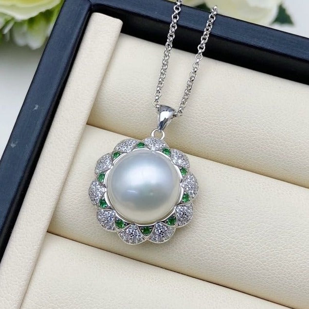 【42】 S 925 Pendant ( Pearl Size :12 mm )