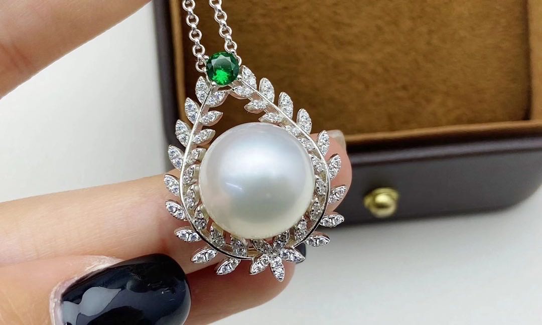 【32】 S 925 Pendant ( Pearl Size : 12 mm )