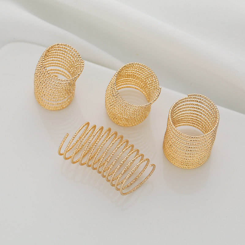 14k Gold Batch copper thread ring Colour