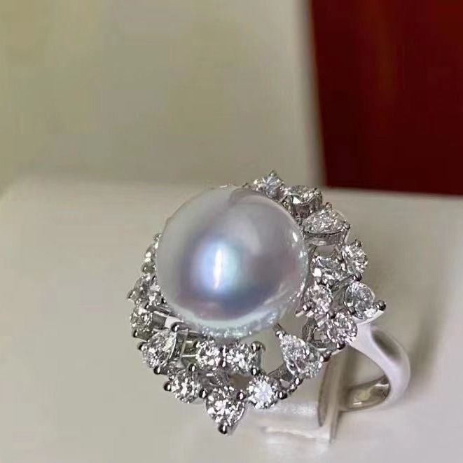 [30] RING SETTING S925 ( Pearl Size 7mm - 8mm )