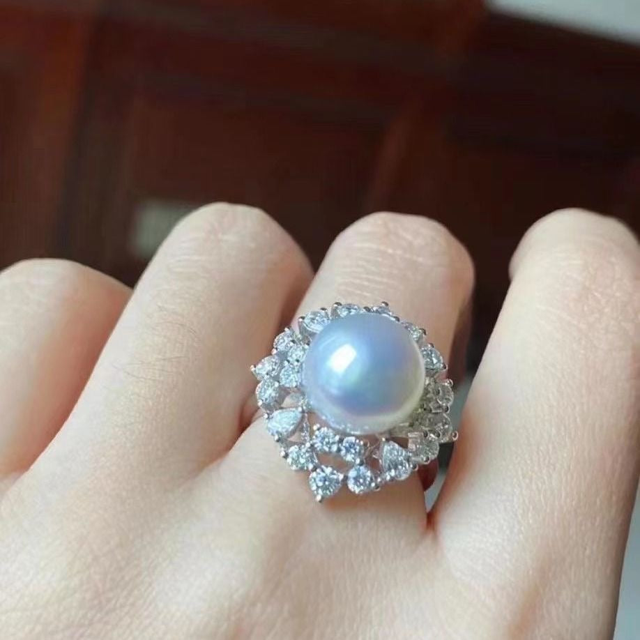 [30] RING SETTING S925 ( Pearl Size 7mm - 8mm )