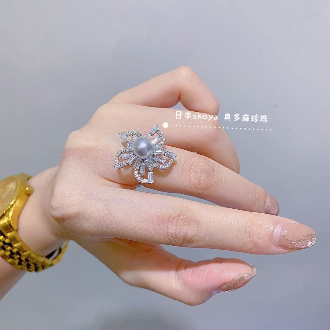 [29] RING SETTING S925 ( Pearl Size 7mm - 8mm )