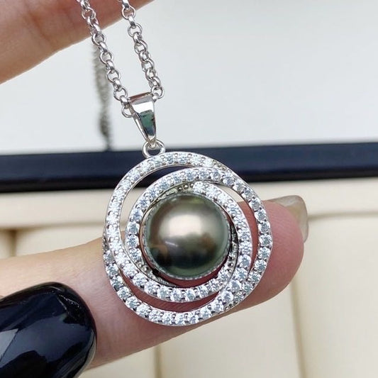 【18】 S 925 Pendant ( Pearl Size :9 mm  )