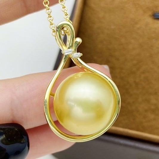 【19】 S 925 Pendant ( Pearl Size :12 mm  )