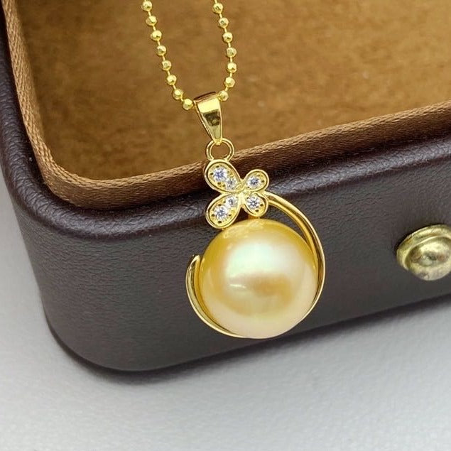 【23】 S 925 Pendant ( Pearl Size :9 mm  )