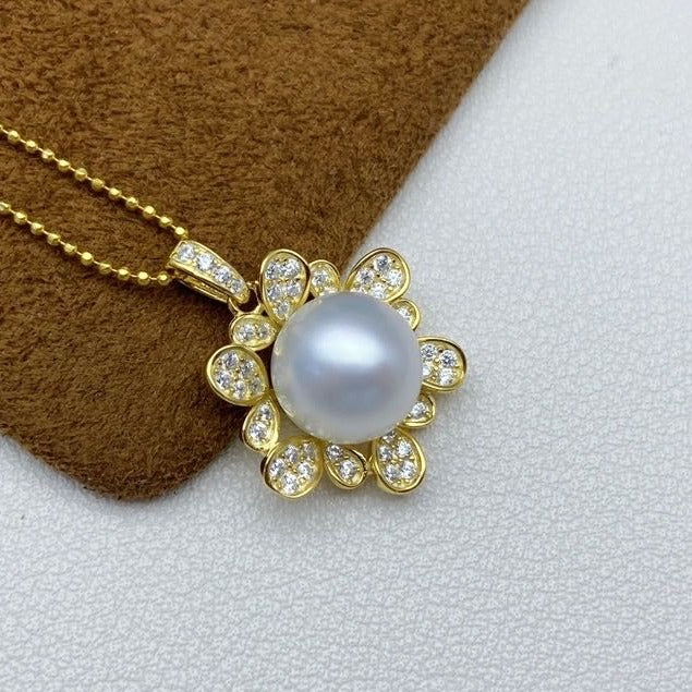 【27】 S 925 Pendant ( Pearl Size :10 mm  )