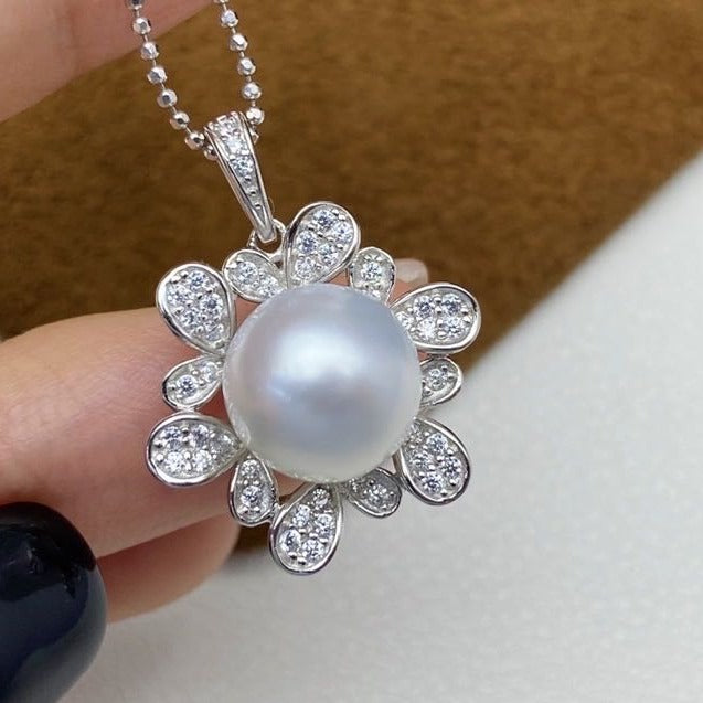 【27】 S 925 Pendant ( Pearl Size :10 mm  )