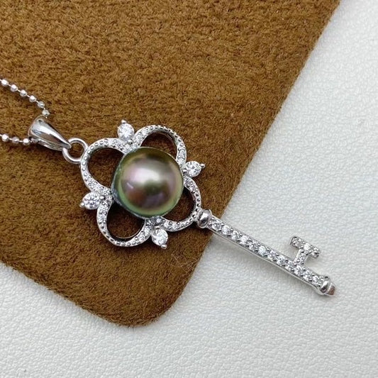 【29】 S 925 Pendant ( Pearl Size :9 mm  )
