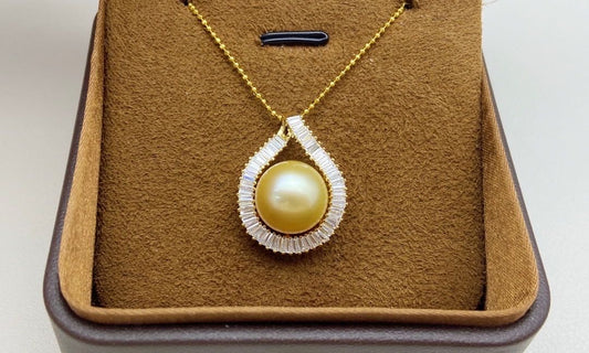 【33】 S 925 Pendant ( Pearl Size : 12 mm  )