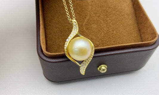 【35】 S 925 Pendant ( Pearl Size : 12 mm  )