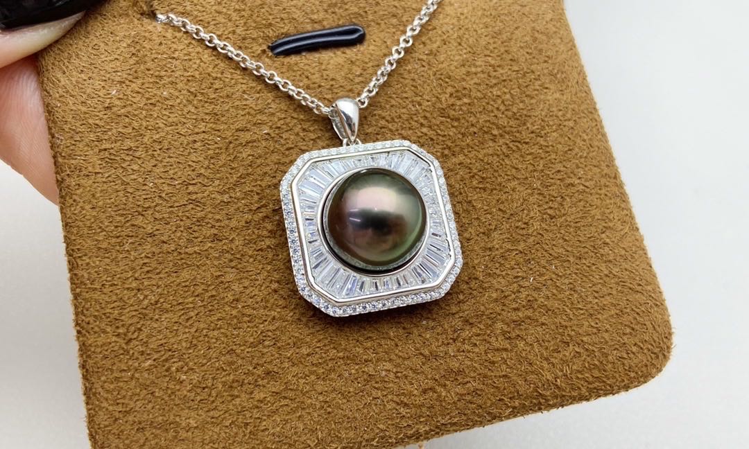 【37】 S 925 Pendant ( Pearl Size : 11 mm  )