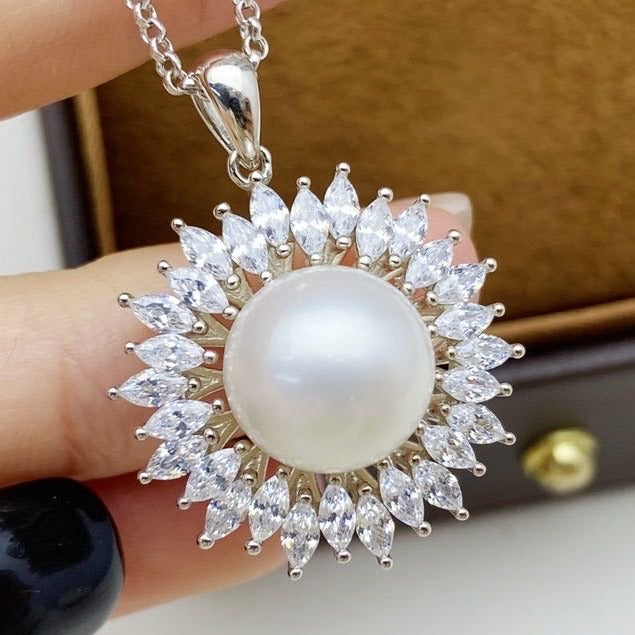【31】 S 925 Pendant ( Pearl Size : 12 mm  )