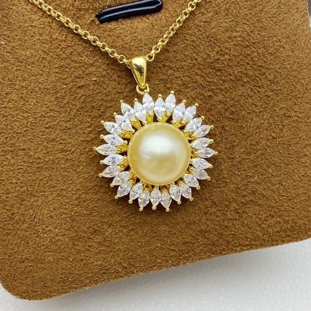 【31】 S 925 Pendant ( Pearl Size : 12 mm  )