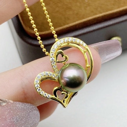 【40】 S 925 Pendant ( Pearl Size : 8 mm  )