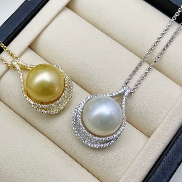 【14】 S 925 Pendant ( Pearl Size :14 mm  )