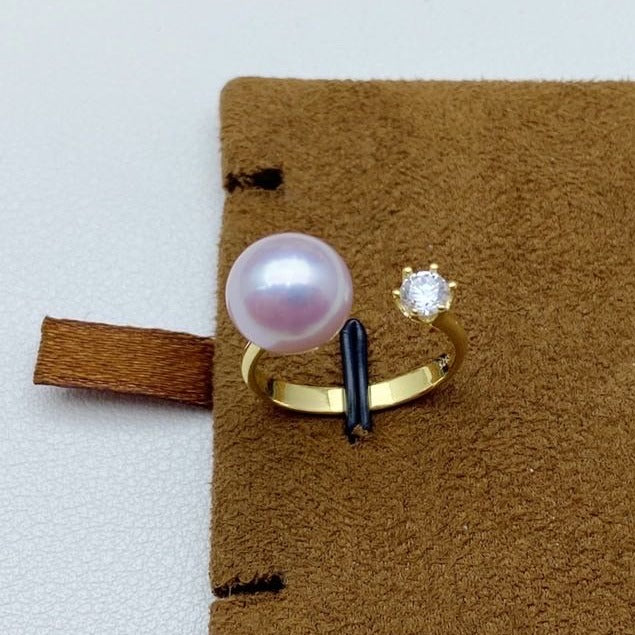 【23】S 925 Ring Setting  ( Pearl Size : 10 mm  )