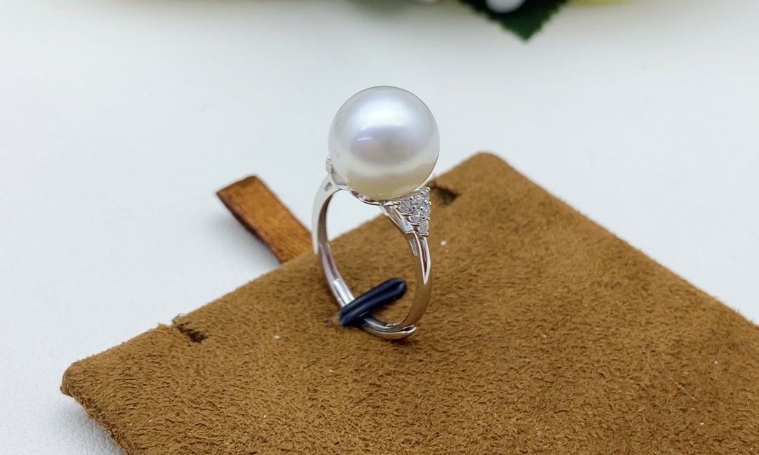 【24】S 925 Ring Setting  ( Pearl Size : 12 mm  )