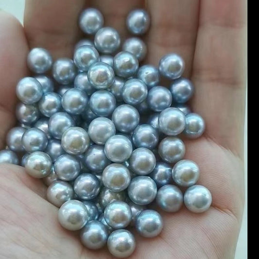 [sea water pearl ]Japan Akoya( EDISON | 1 pcs / loose pearl |blue color    )