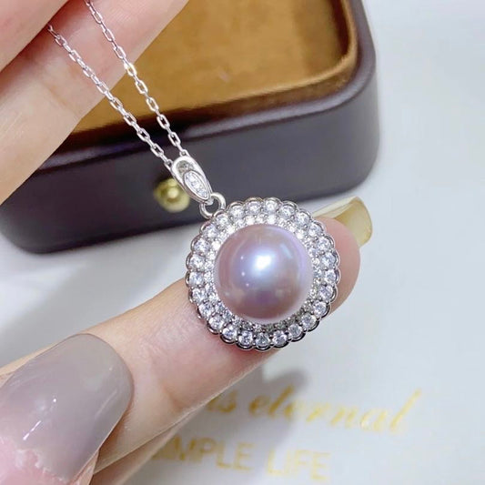 【07】S 925 Pendant ( Pearl Size :10 mm  )