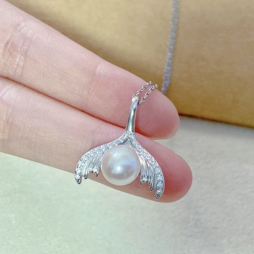 【04】 S 925 Pendant ( Pearl Size :8-9mm  )