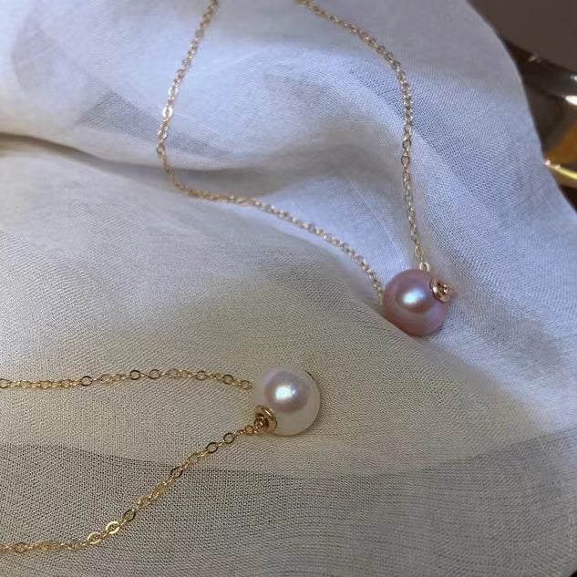 [ 05] SEMI-FINISHED PEARL NECKLACE  KIT FOR DIY NEWBIE