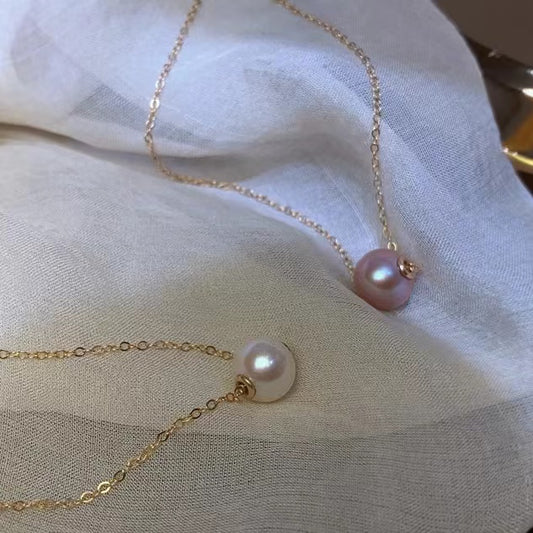 [ 05] SEMI-FINISHED PEARL NECKLACE  KIT FOR DIY NEWBIE