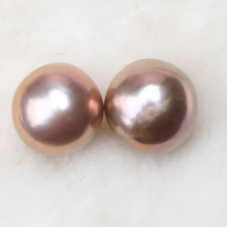 gold  ( Edison |1 pc / 1 clam| 9-14 mm )